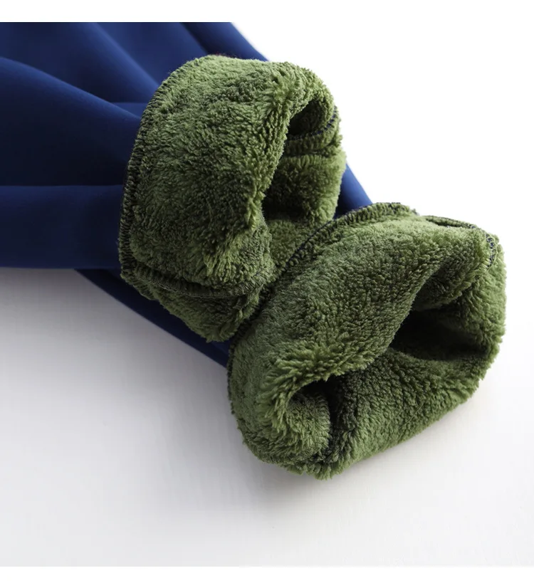 

#2028 Plus Size 5XL Winter Pants Women Elastic High Waisted Pencil Trousers Warm Sweatpants Ladies Long Pants Thick Trousers