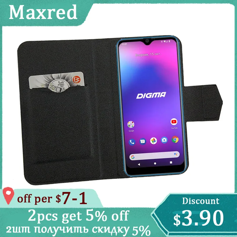 5 цветов Лидер продаж! Чехол-книжка Digma CITI 609 дюйма ультратонкий кожаный