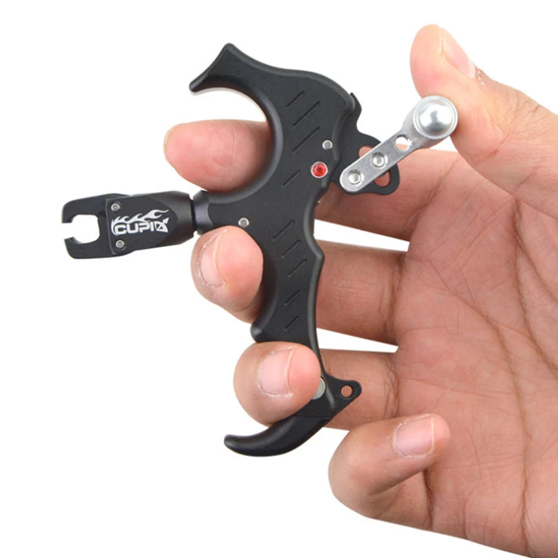 

Compound Bow Release Aids 3/4 Finger Thumb Trigger Adjustable Shooting Hunting