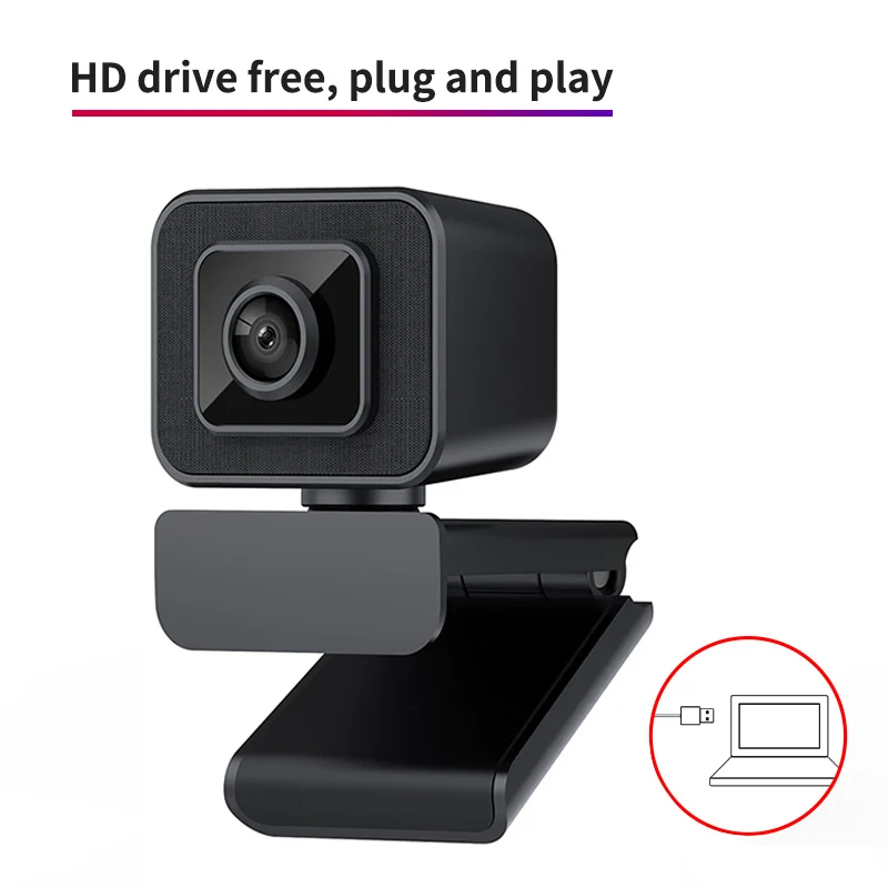 

2020 New HD Webcam Mini Computer PC WebCamera USB Web Cams Built-In Microphones For Live Broadcast Video Calling Conference Work