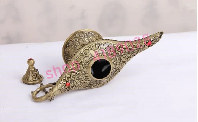 Чистая медь Аладдин Бог лампа | Дом и сад