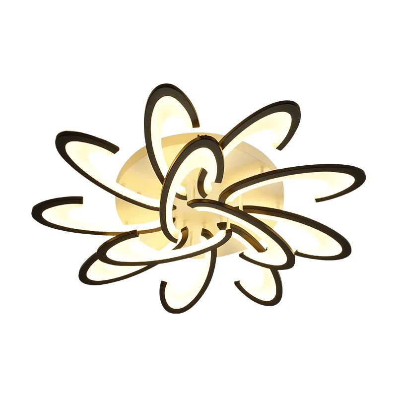 

New Arrival LED Ceiling Chandelier For Living Study Room Bedroom Rectangle Modern Led Ceiling Chandelier Lamp Fixture