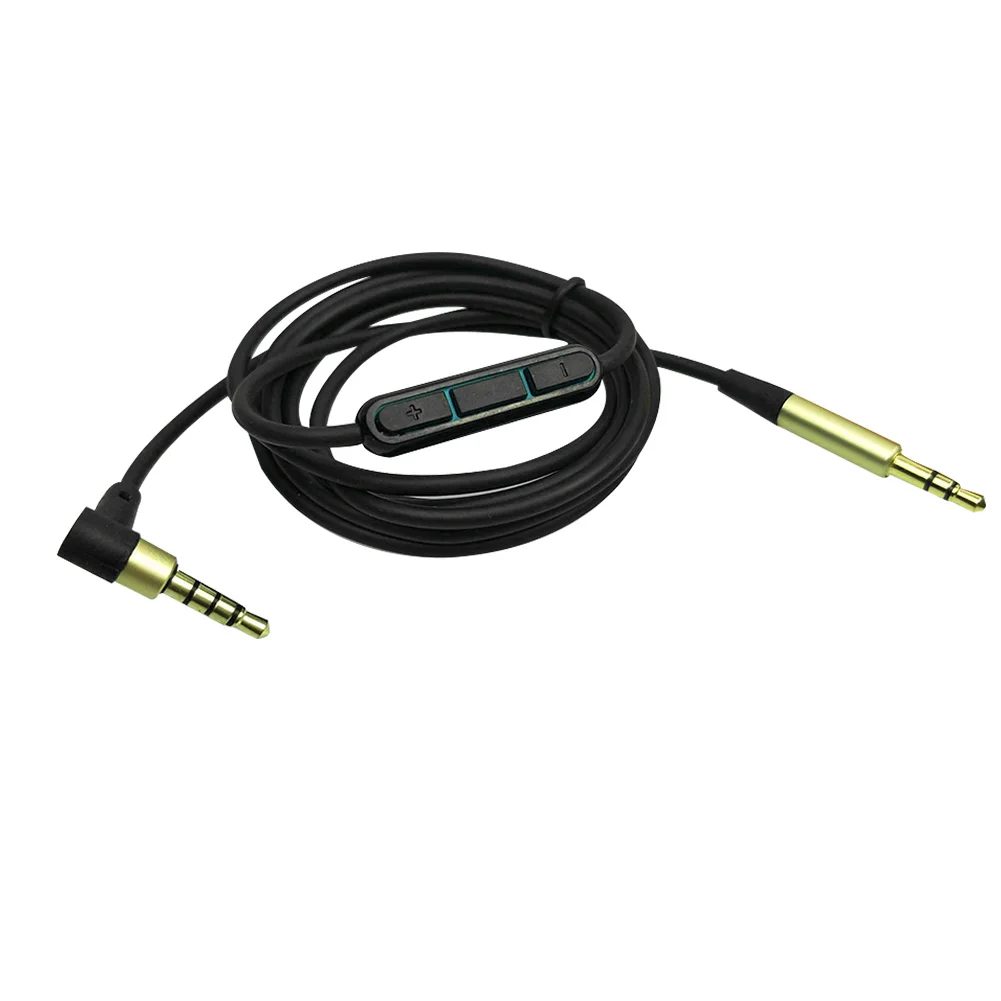 Сменный Встроенный пульт управления громкостью с микрофоном аудиокабель