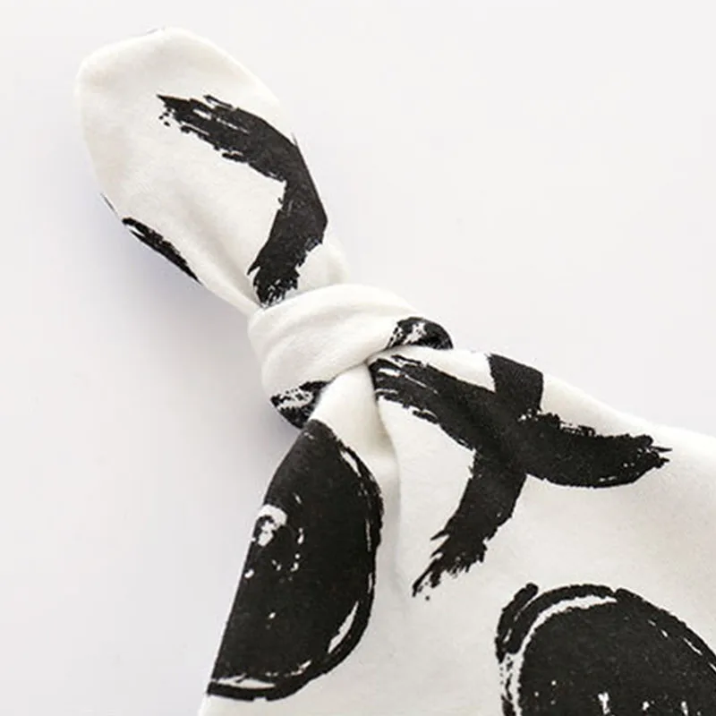 3 шт./лот детская Шапка-бини с мультяшным принтом для новорожденных девочек и