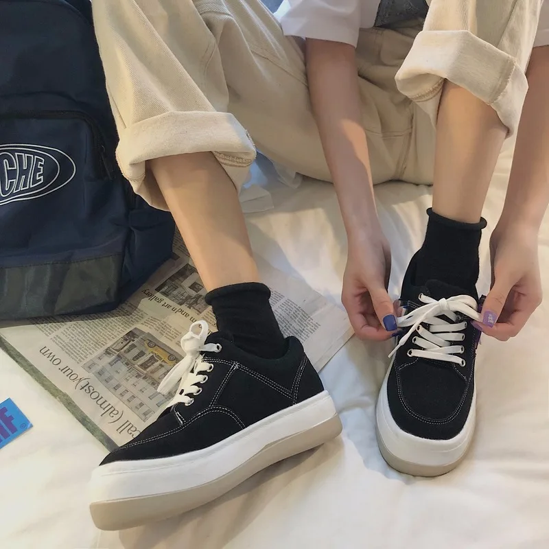 2019 новые женские кроссовки модная обувь женская на платформе повседневная