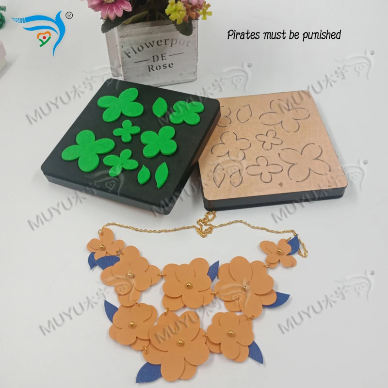 Цветочные цепи скрапбукинга резки неба и стали деревянные режущие штампы