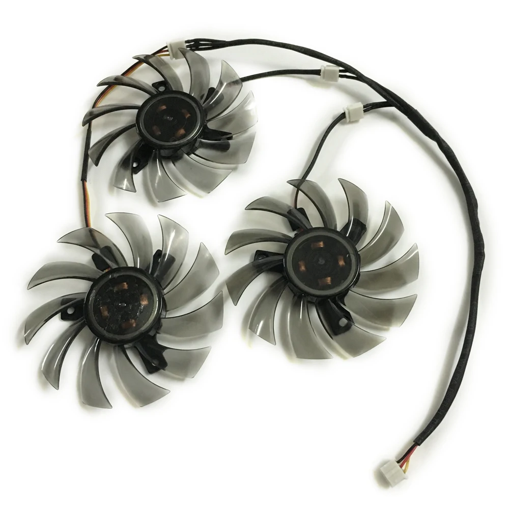 3 шт./компл. HD7870/R9 270X кулер для графического процессора 3-контактный вентилятор