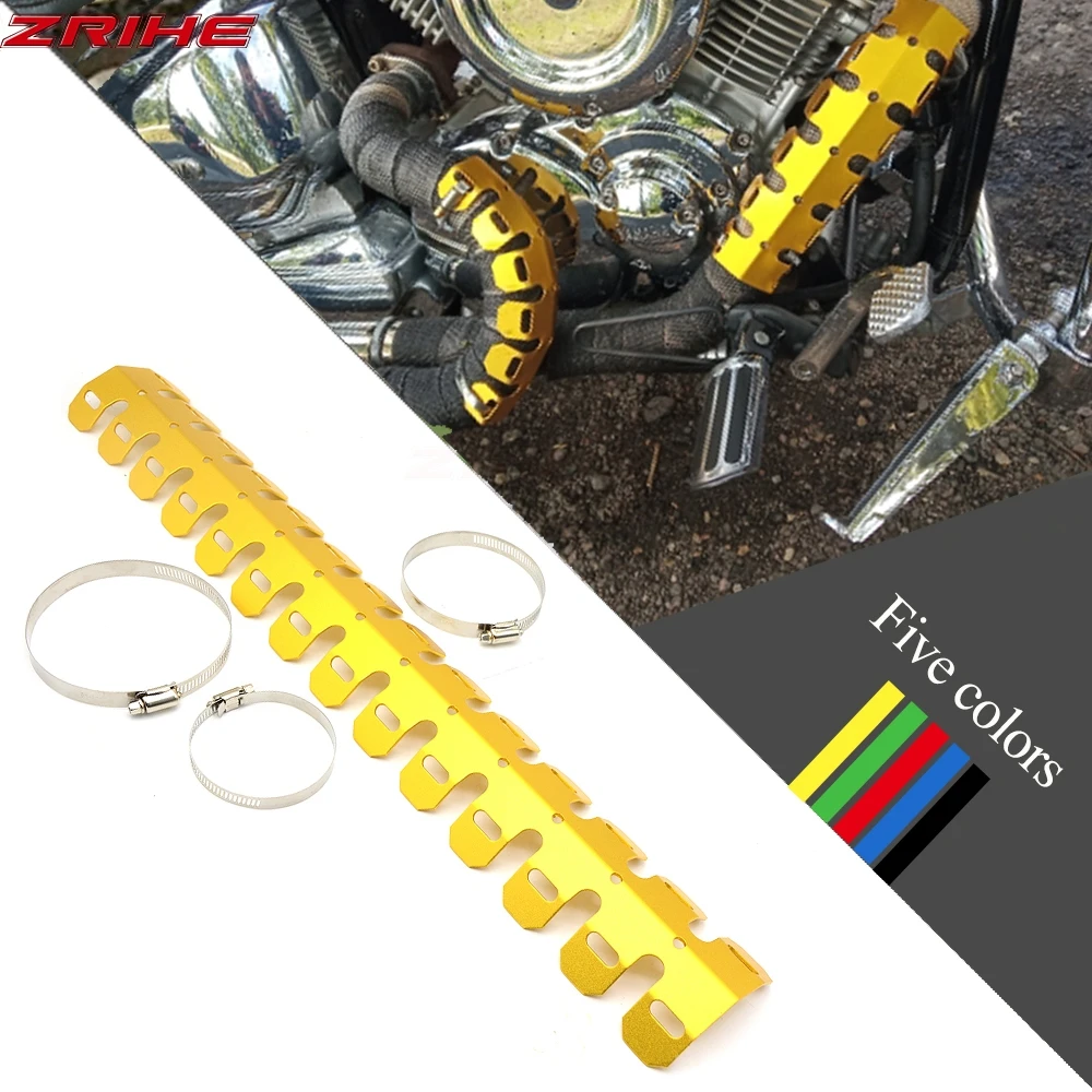 Защита для выхлопной трубы внедорожников тепловой экран HONDA CR CRF SL XR mr80 85 125 150 230 250