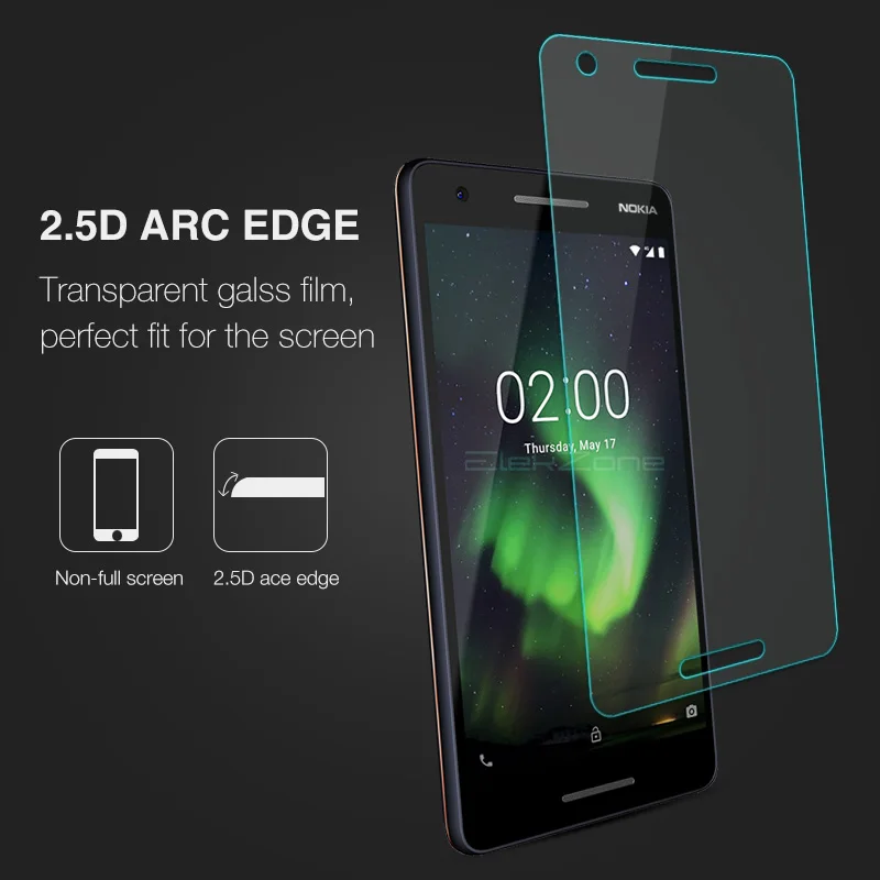 Закаленное стекло для Nokia 2 1 шт. защитная пленка экрана протектор TA 1080 1092 1084 1093