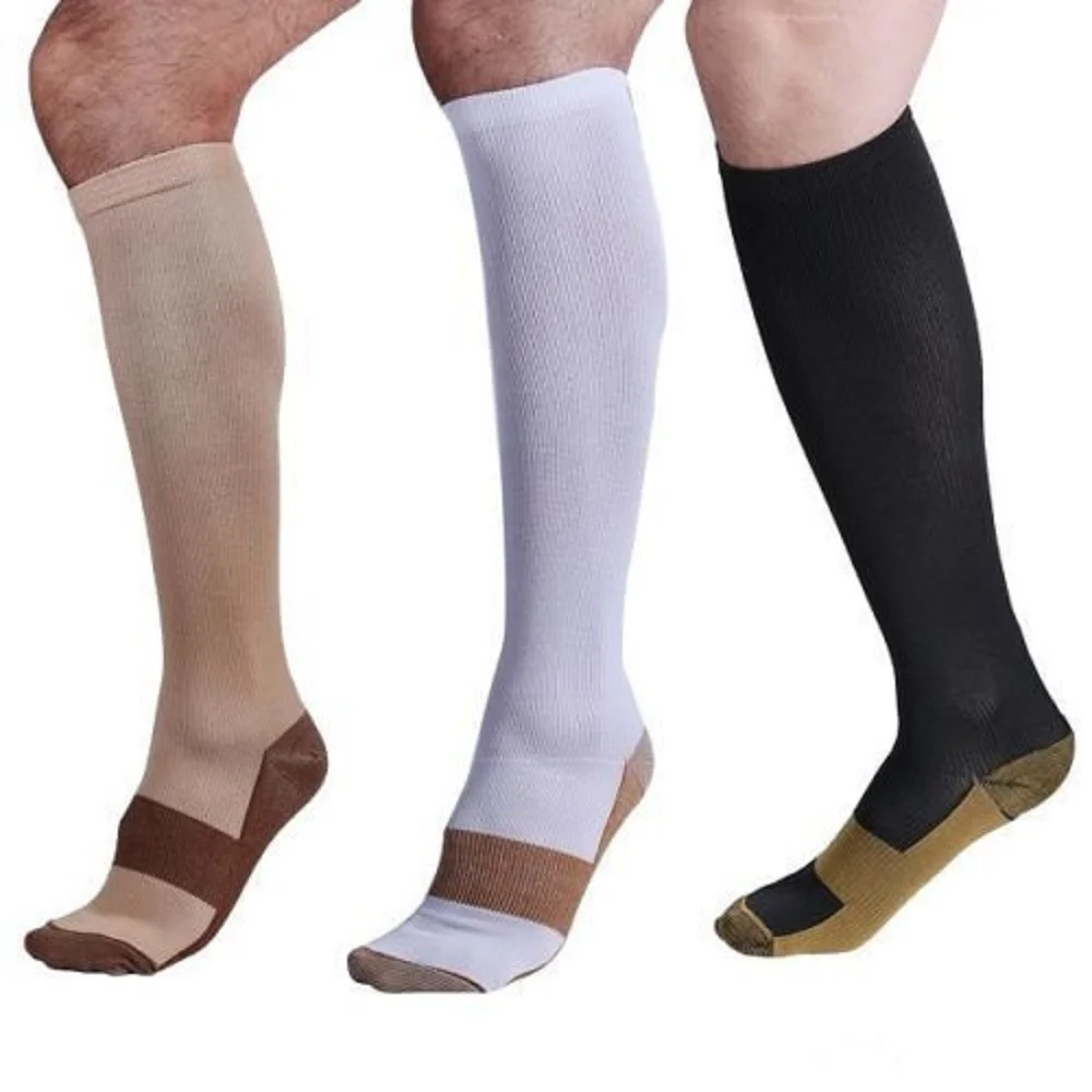 

Women Stockings Copper Infused Compression Graduated Men's Women's Patchwork Warmer Casual Fashion Hot Stockings