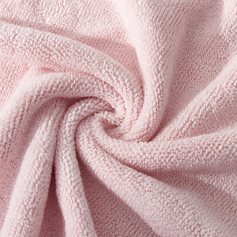 Банное полотенце из чистого хлопка утолщенное с принтом и окрашиванием не