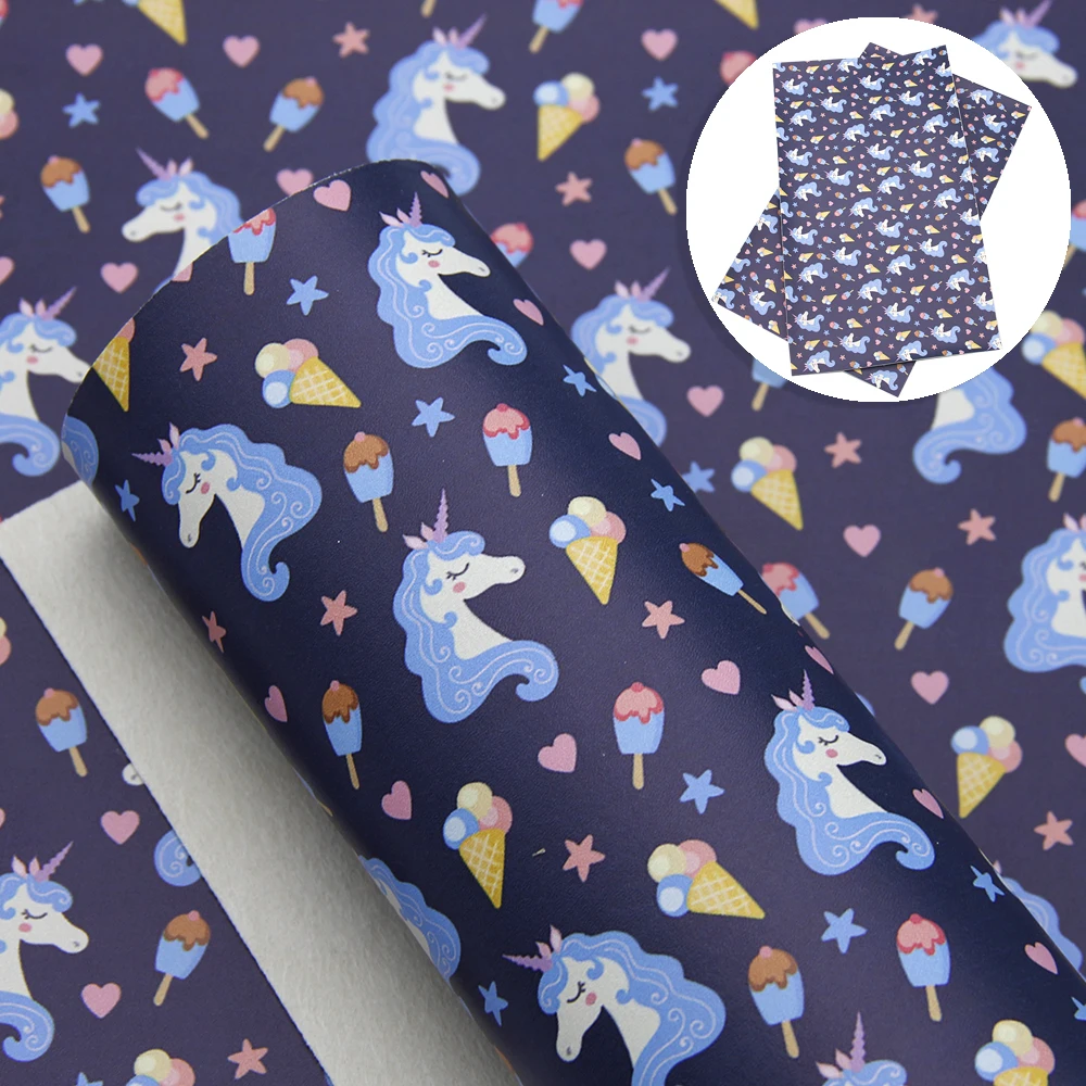 Гладкая ложная синтетическая кожа листов Радужный животный принт бант ткань DIY серьги сумочка ремесло аксессуары 1Yc18895 на.