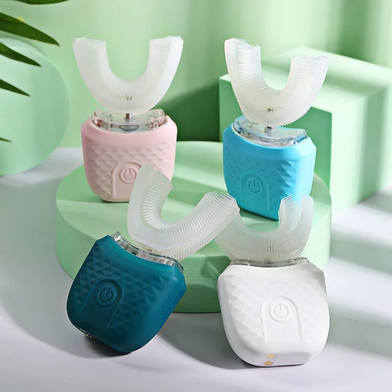 

Sonic Electric Toothbrush Adult U Shaped Ultrasonic Tooth Brush 360 Degree Clean Teeth Whitening For Adult IPX7 Waterproof