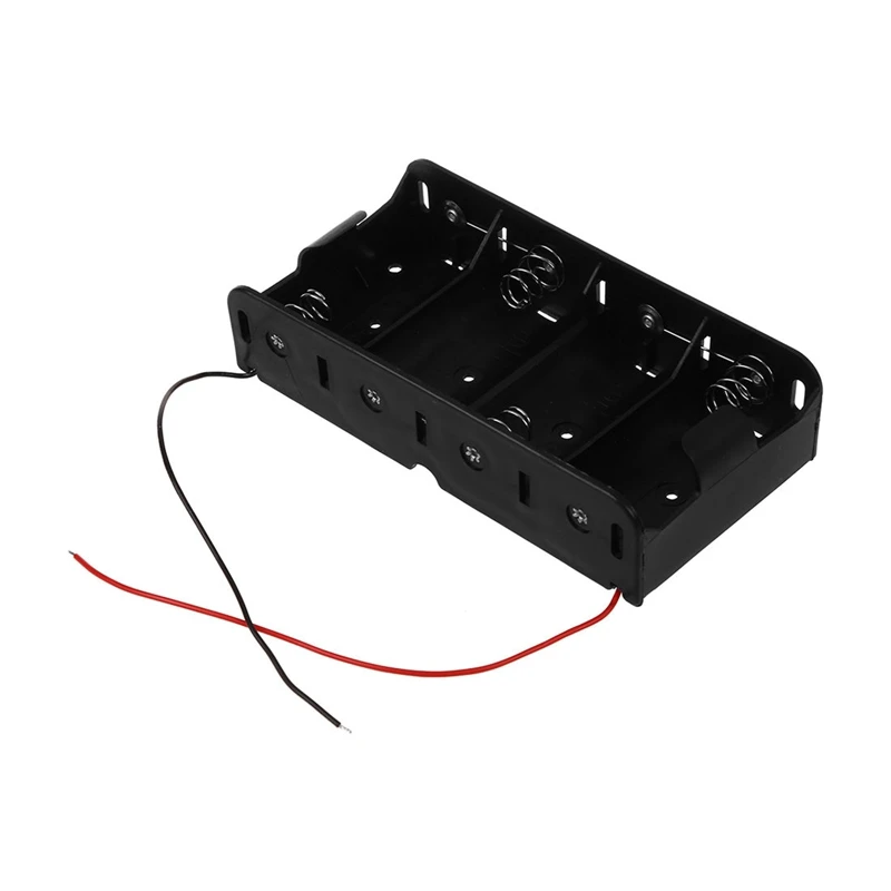 3 шт. Батарея аксессуары: 1 размер: 4x1 5 V D батареи держатель чехол & 2 предмета 4 x AA 6V