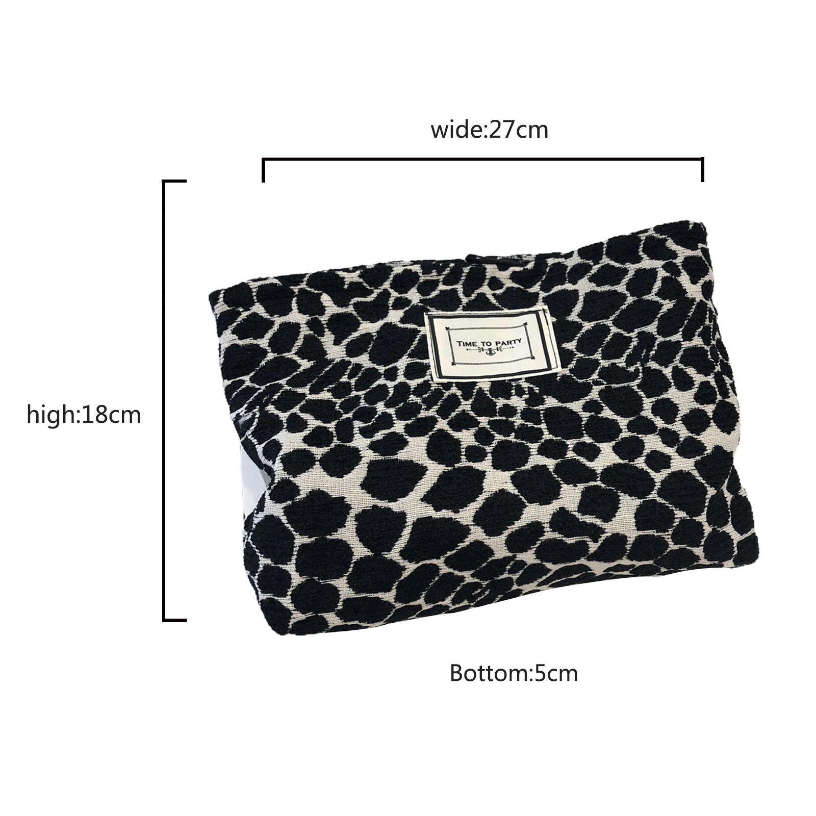 

Women Small Makeup Bags Lightweight Animal Print Cosmetic Organizers Fashion Zipper Handbags for Home Travel