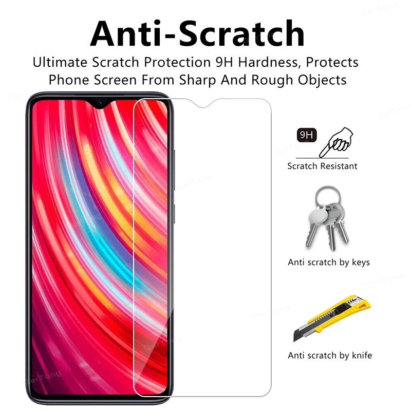 9H закаленное стекло для Xiaomi Redmi K30 Note 8 Pro 8T 8A Защита экрана K20 высокопрозрачное
