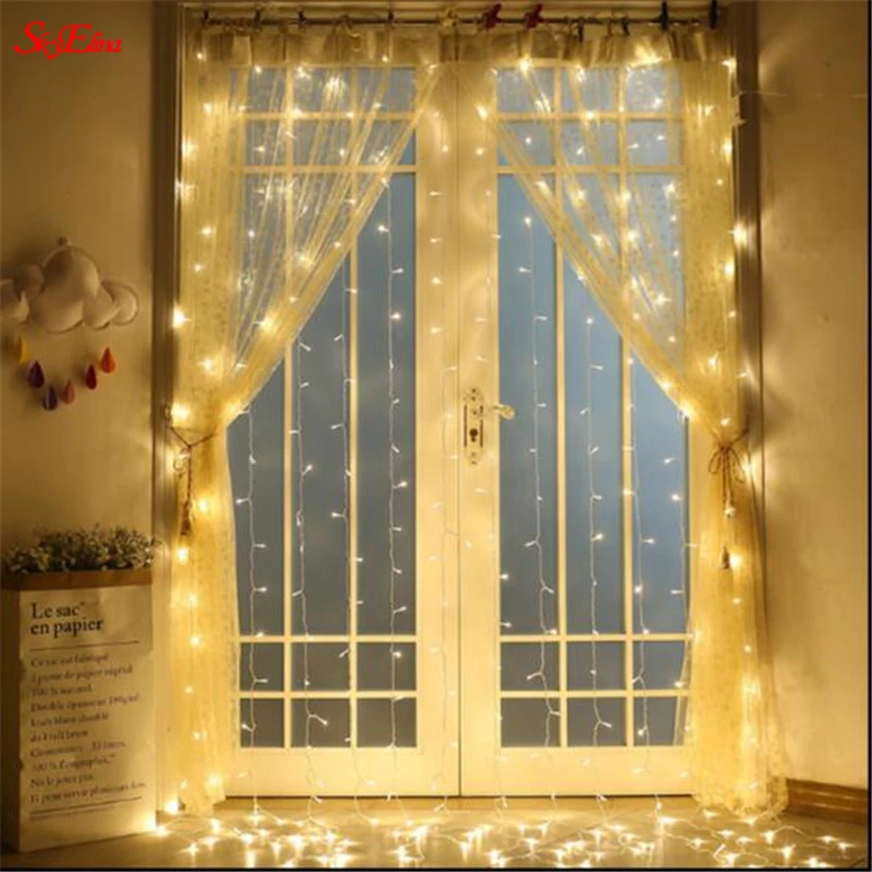 Романтическая сказосветильник гирлянда со звездами светодиодная 1 5/3/6 м