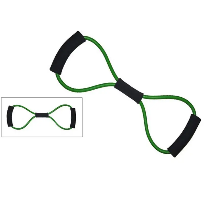 Hot 8 Firman Tipe Perlawanan Latihan Band Tali Tabung Dada Expander Tali Latihan Otot Elastis Fitness