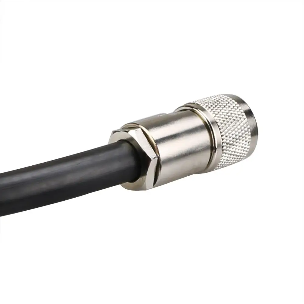 Retevis 50-7 Pure Copper Low Loss Coaxial Extend Cable 25 Meters Feeder for Walkie Talkie Repeater SL16 Connector RT9550 RT92 enlarge