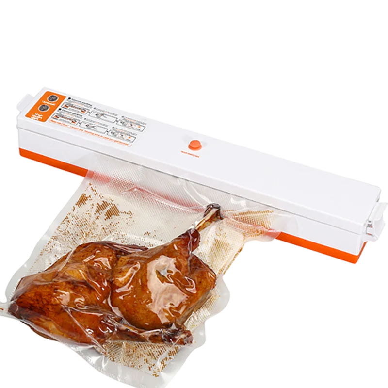 Бытовой вакуумный упаковщик пищевых продуктов 220 В 10 пакетов в