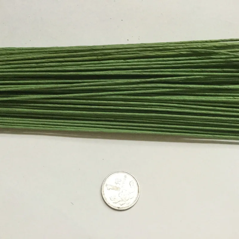 Цветочные стебли из проволоки с бумажным покрытием 2 #2 мм длина 40 см