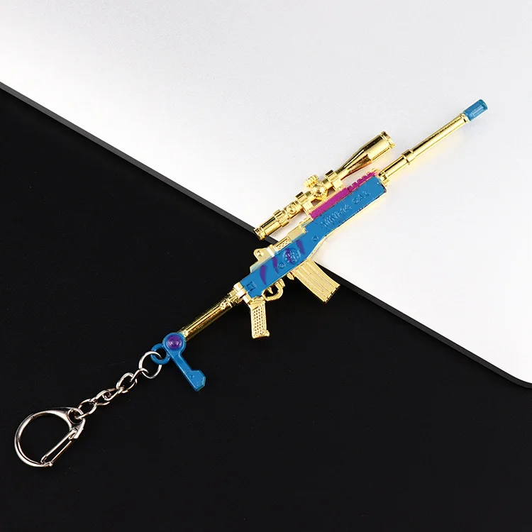 PUBG брелок популярная игра висячий кусок еды курица пистолет Модель 98K подарок для