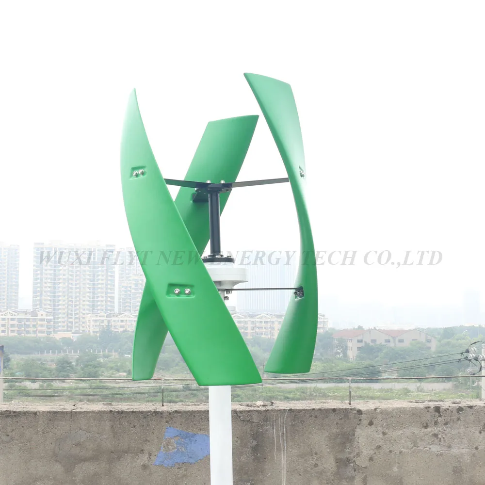 

Free energy 300/600W wind turbine 12/24/48v with coreless generator no noise for Factory home use streetlight use