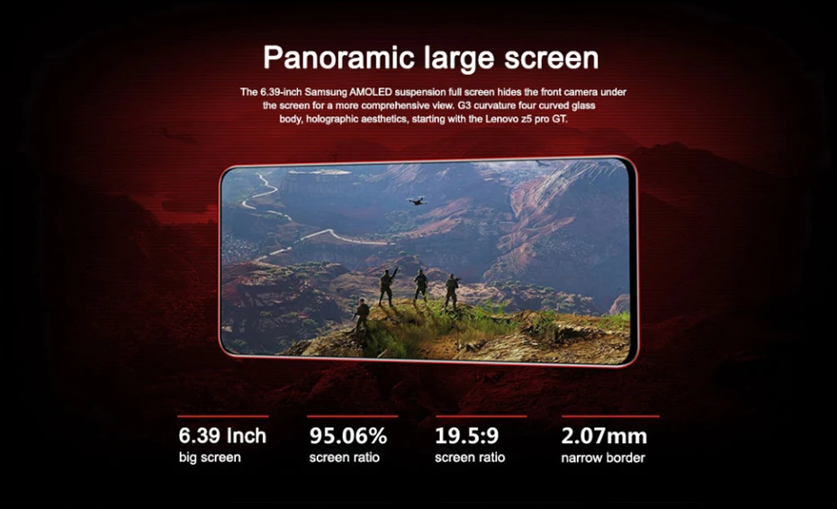 Lenovo Z5 Pro GT 855 Версия 8 Гб 128 ГБ 256 Гб Смартфон Snapdragon 855 Восьмиядерный 6,3" 24 МП Двойная фронтальная камера Встроенный NFC
