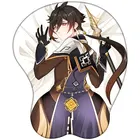 Коврик для мыши 3D Genshin ударный компьютерный коврик для мыши стерео коврик для мыши с защитой запястья силиконовый коврик для запястья игровой коврик для мыши Klee Zhongli