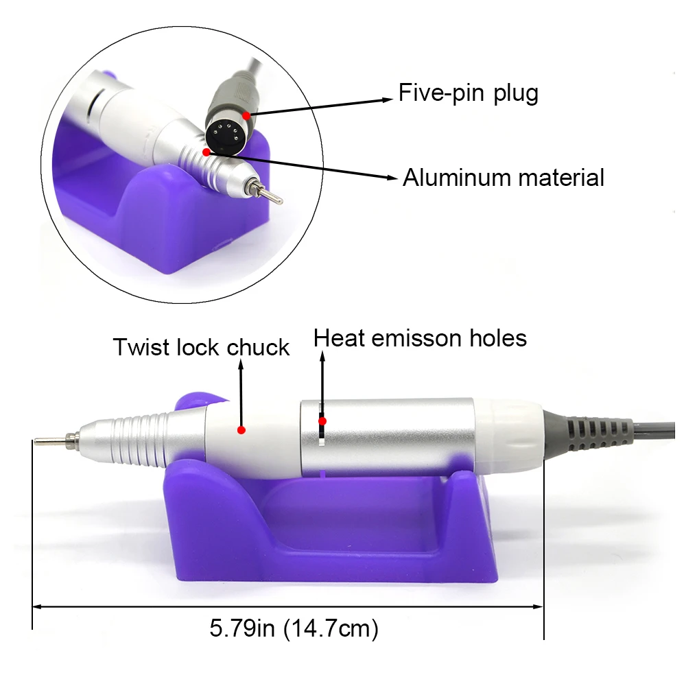 Электроприбор для маникюра и педикюра с фрезами маникюрная машинка набором фрез