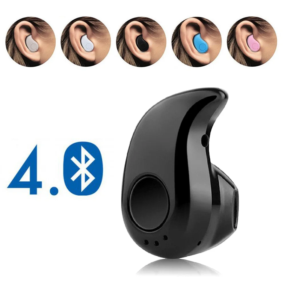 Мини беспроводные Bluetooth наушники в ухо Беспроводные спортивные с микрофоном