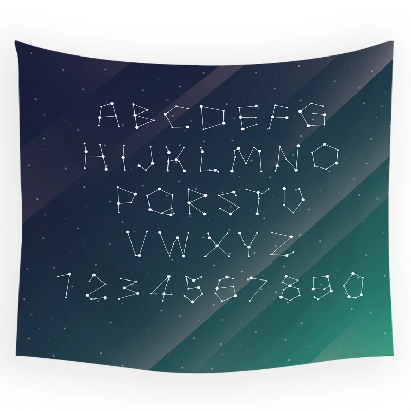 Психоделическое настенное пляжное полотенце с космическими звездами