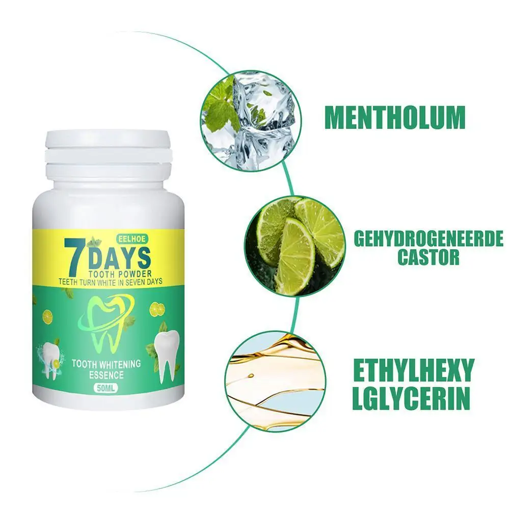 

1pcs Teeth Whitening Essence Powder Clean Hygiene Whiten Teeth Remove Plaque Stains Fresh Breath Hygiene Dental Tools