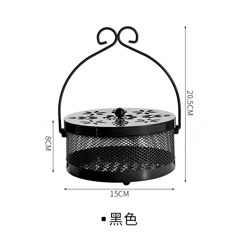 

Hot Sale Insect Repellents Incense Tray Holder Fireproof With Lid Large Insect Repellents Incense To Ash Tray Burning Conta