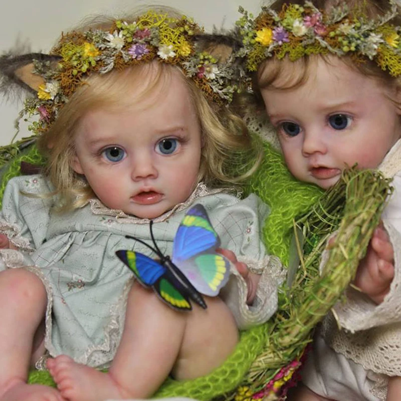 

12inch Bebe Reborn Flo Elf Doll Mould 30cm Silicone Reborn Baby Doll Kits Boneca Vinil Silicone Reborn Toddler Girl Boy Kit