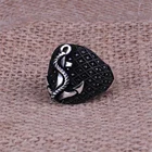 Мужское кольцо из серебра 925 пробы с изображением якоря