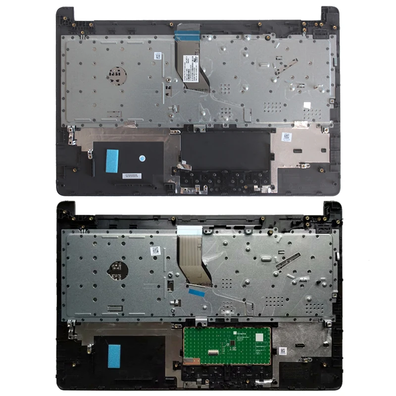Русская клавиатура для ноутбука HP 15-bs053od 15-bs033cl 15-bs0xx 15-BS020WM черная с упором рук