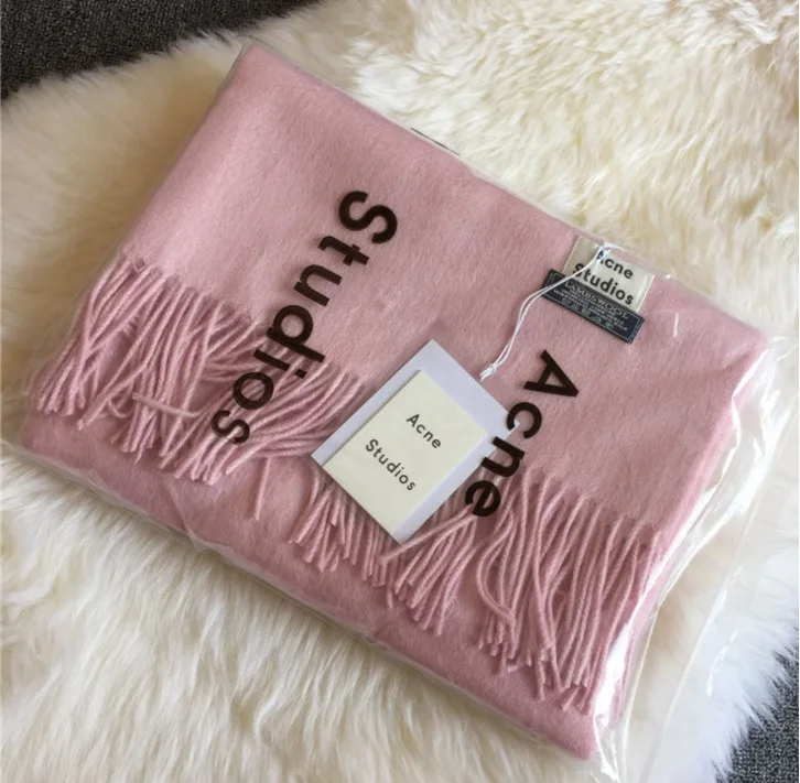 Новинка Осень-зима 2020 женский шарф из чистого кашемира в европейском и