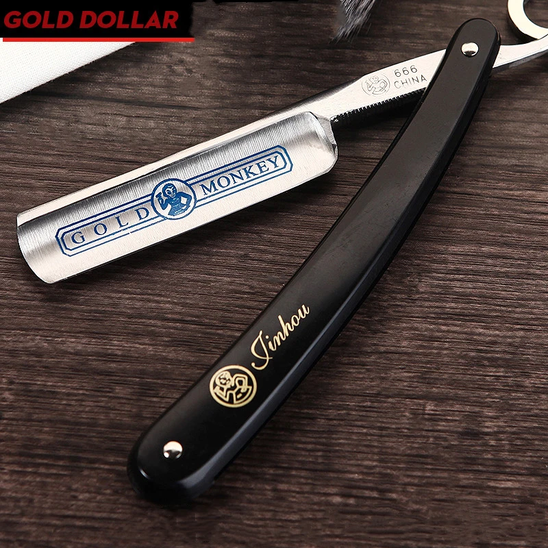 Мужская бритва для бритья Gold Dollar 666, складной нож для бритья унисекс, бритва для удаления волос и бровей