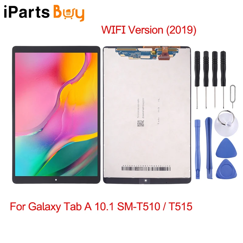IPartsBuy ЖК дисплей 10 1 &quotдля Samsung Galaxy Tab A (2019) WIFI T510 сенсорный экран в сборе T515|Экраны