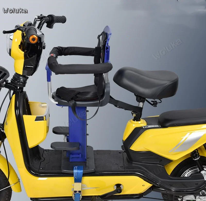 Электрическое автомобильное детское сиденье переднее для велосипеда скутера