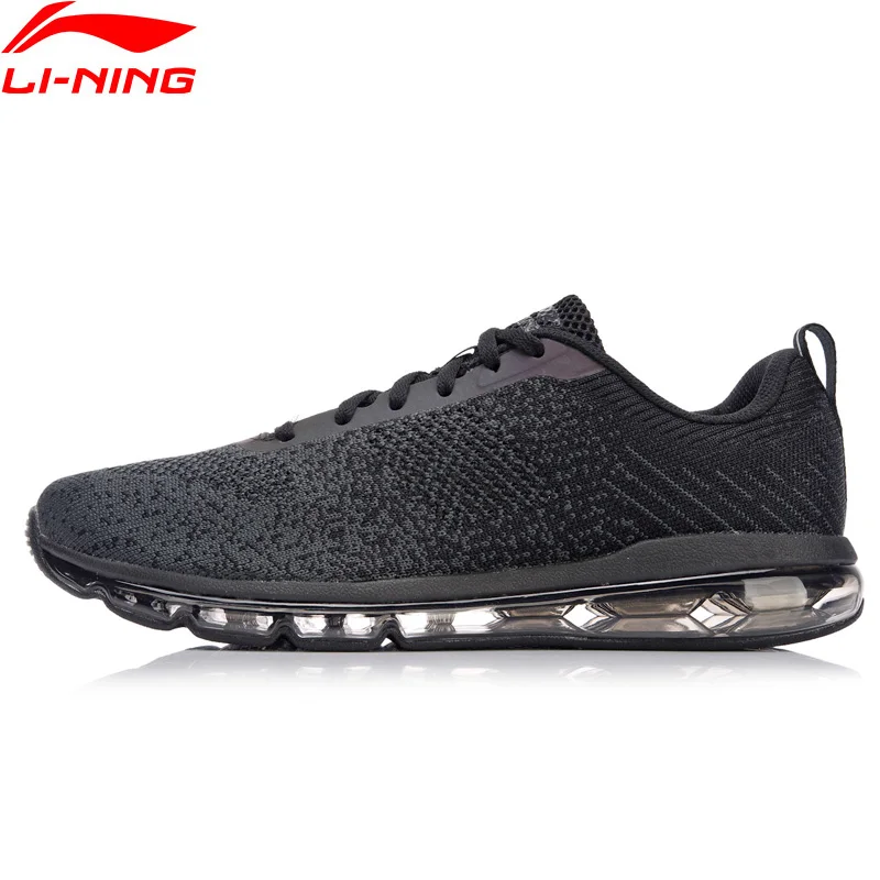 Li Ning Мужская обувь Bubble Max классические кроссовки с подушкой дышащая Спортивная