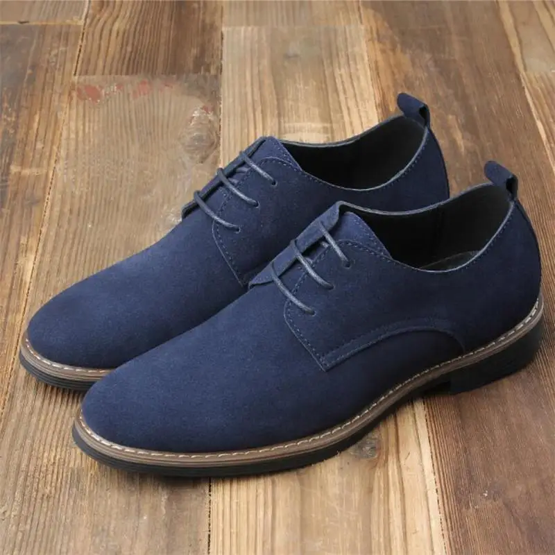 

2021 Men's British Style Casual Shoes, Men's Suede Oxford Shoes, Leather Shoes, Sports Shoes, Men's Flat Shoes, Plus Size Shoes