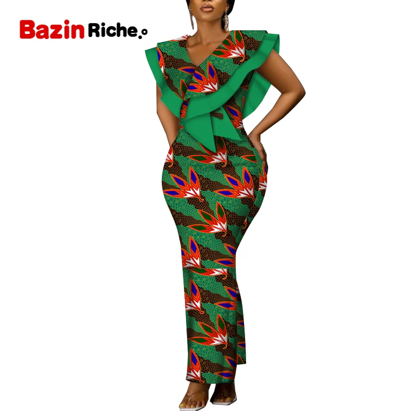 

New African Womens Dashiki Fashion Dress Wedding Party Print Clothing WY8970