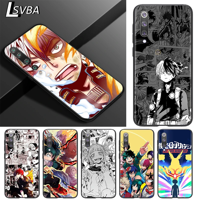 

Silicone Cover Anime My Hero Academia For Xiaomi Mi 11 10 10i 10T 9T 9SE 9 8 Note 10 Lite Pro Ultra Black phone case