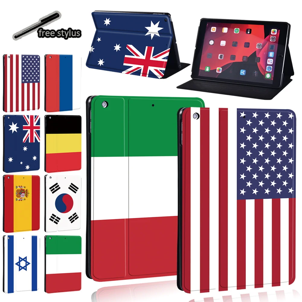 Чехол для планшета Apple Ipad 8/Ipad 5/6/7/Ipad Pro 11/Ipad Air 4/2/3/Ipad Pro/Ipad 2/3/4/Mini 1/2/3/4/5 тонкий кожаный