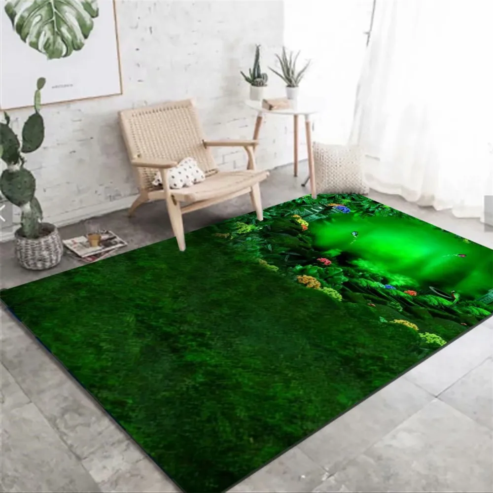 Детский ковер с 3D принтом Grassland мягкие прикроватные коврики для детской спальни
