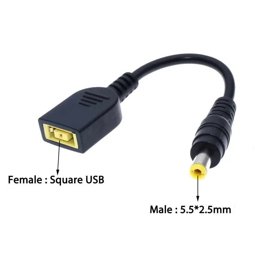 DC Плагин Женский USB к 7,9 * 5,5 мм 5,5 * 2,5 4,0 * 1,7 мм Мужской Адаптер Питания Конвертер Коннекторный Кабель для Lenovo Thinkpad.