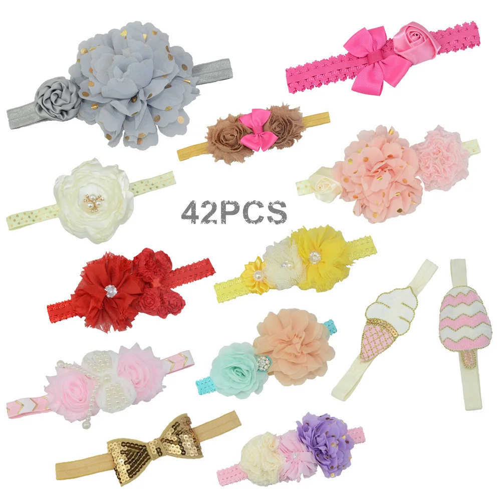 2019 Детская повязка для волос цветок девочек различные повязки маленьких детские