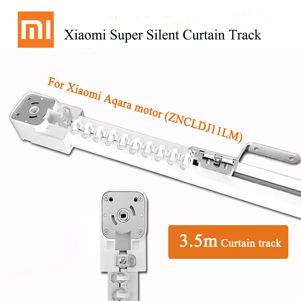 3,5 м Xiaomi супер тихий Электрический карниз для штор для Mijia Aqara мотор, автоматические карнизы/карниз, потолок Instal, двойной открытый